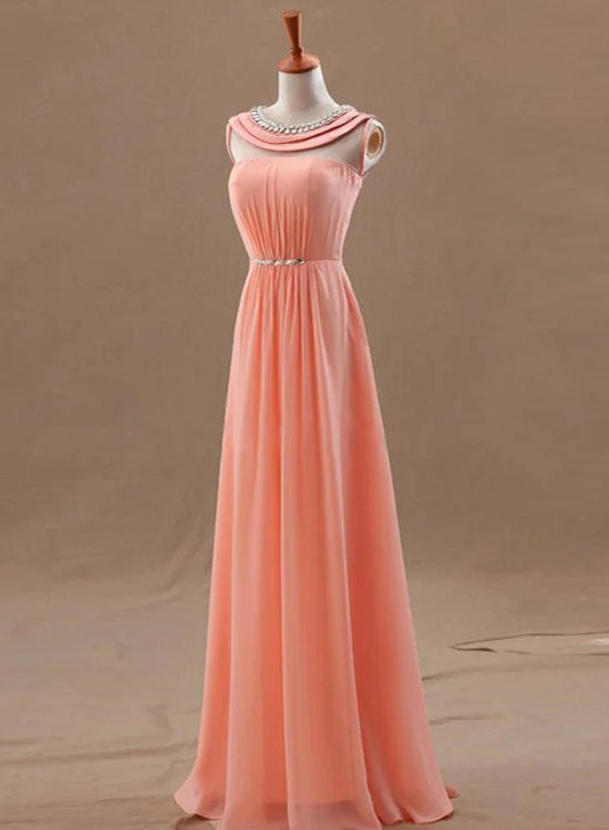 Beautiful Chiffon Simple Floor Length Wedding Party Dresses, A-line Prom Dresses, Party Dresses Tunics Review highly Beautiful Chiffon Simple Floor Length Wedding Party Dresses, A-line Prom Dresses, Party Dresses Tunics Review highly