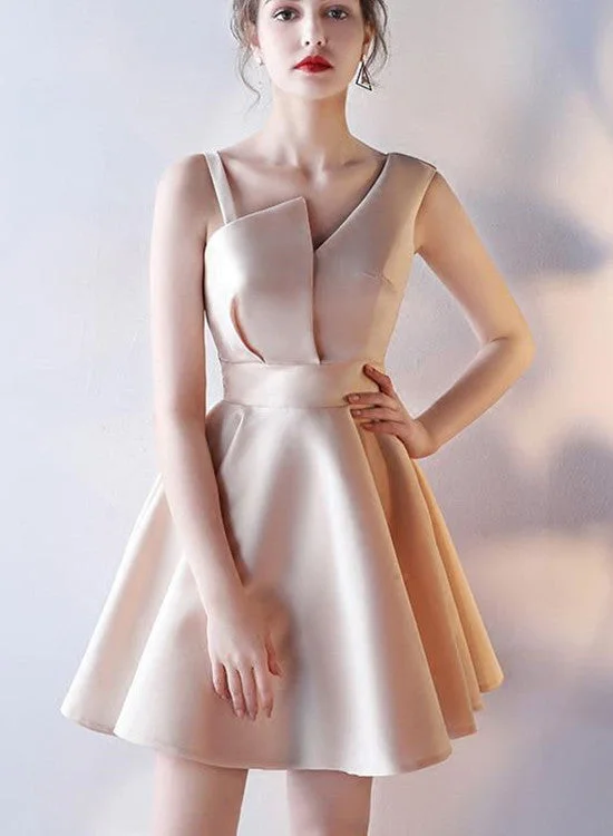 Charming Satin Cute Short Party Dress, Pretty Formal Dress, Party Dress Tunics New arrival Charming Satin Cute Short Party Dress, Pretty Formal Dress, Party Dress Tunics New arrival