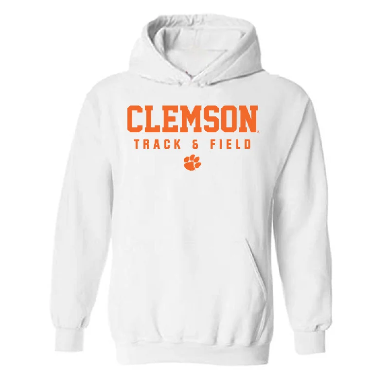 Clemson - NCAA Women's Track & Field : Gladys Chepngetich - Classic Shersey Hooded Sweatshirt Hoodie with Puffed Sleeves Voluminous Trendy Clemson - NCAA Women's Track & Field : Gladys Chepngetich - Classic Shersey Hooded Sweatshirt Hoodie with Puffed Sleeves Voluminous Trendy