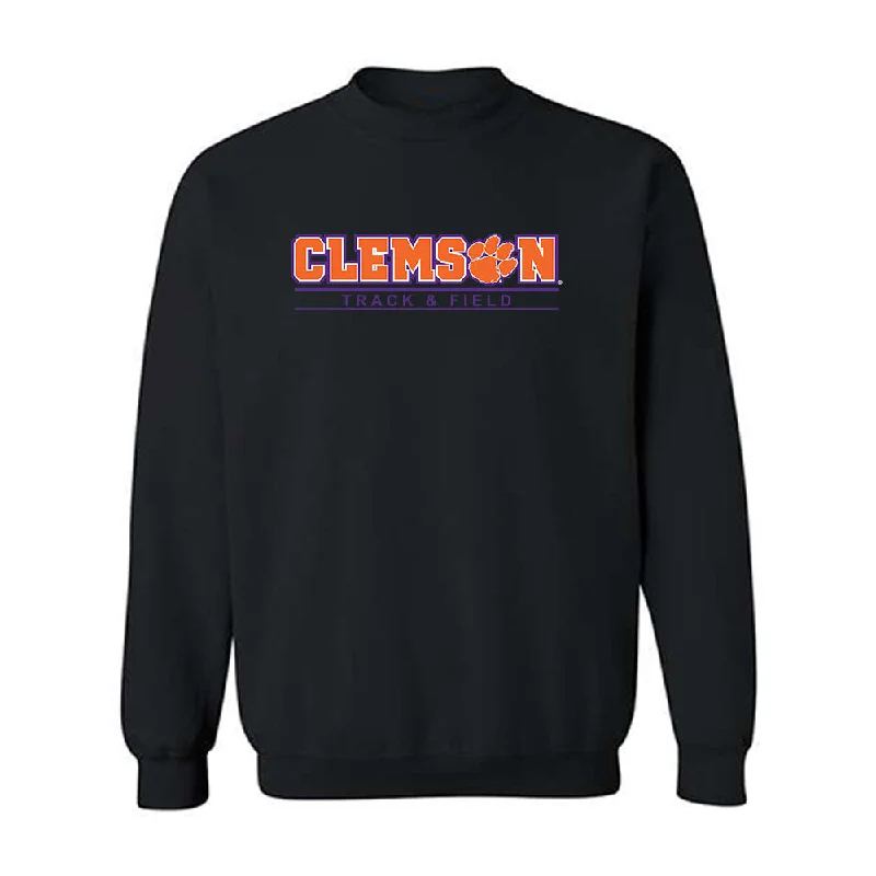 Clemson - NCAA Women's Track & Field : Gladys Chepngetich - Classic Shersey Crewneck Sweatshirt Hoodie with High Neck Warm Protective Clemson - NCAA Women's Track & Field : Gladys Chepngetich - Classic Shersey Crewneck Sweatshirt Hoodie with High Neck Warm Protective