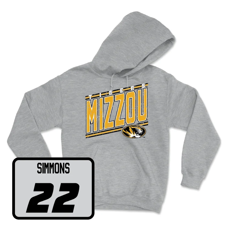 Sport Grey Women's Soccer Vintage Hoodie - Kylee Simmons Hoodie with Zipper Versatile Modern Sport Grey Women's Soccer Vintage Hoodie - Kylee Simmons Hoodie with Zipper Versatile Modern