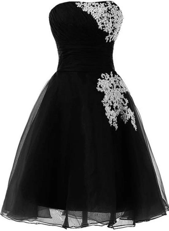 Love Black Short Tulle Party Dress, Black Homecoming Dresses, Short Tulle Dress Tunics Cozy comfortable Love Black Short Tulle Party Dress, Black Homecoming Dresses, Short Tulle Dress Tunics Cozy comfortable