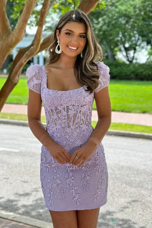 Sheath/Column Scoop Short Sleeves Short Homecoming Dress Tight QH2461 Tunics Designer luxury Sheath/Column Scoop Short Sleeves Short Homecoming Dress Tight QH2461 Tunics Designer luxury