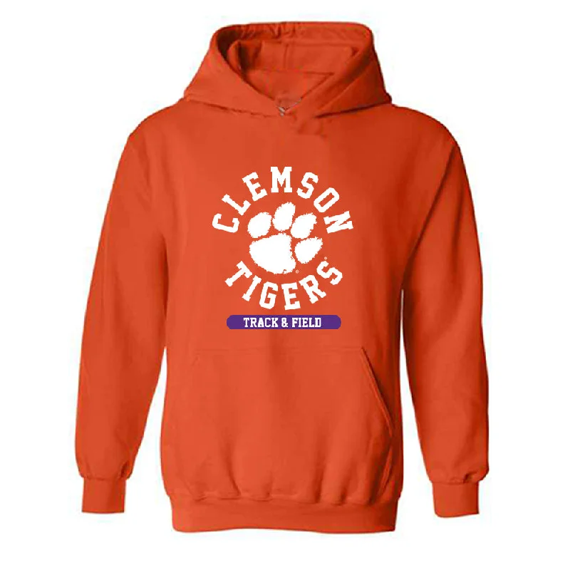 Clemson - NCAA Women's Track & Field : Gladys Chepngetich - Classic Shersey Hooded Sweatshirt Hoodie with Ribbed Neckline Snug Warm Clemson - NCAA Women's Track & Field : Gladys Chepngetich - Classic Shersey Hooded Sweatshirt Hoodie with Ribbed Neckline Snug Warm