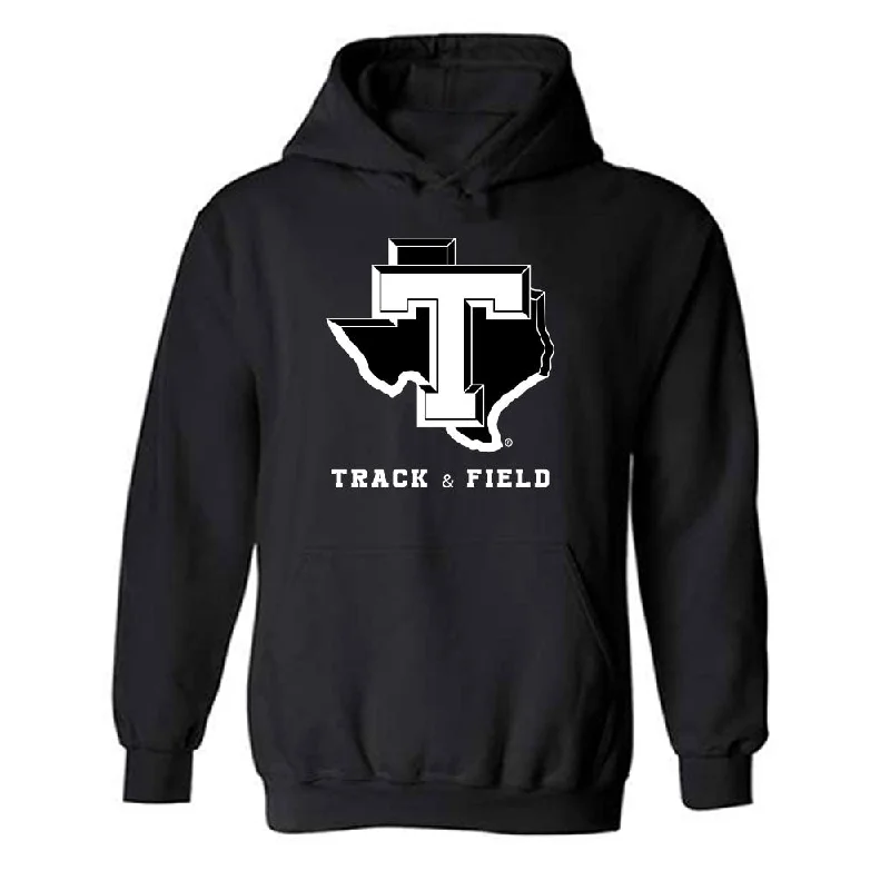 Tarleton State - NCAA Women's Track & Field : Nyla Barlow - Classic Shersey Hooded Sweatshirt Hoodie with Hem Lace Feminine Delicate Tarleton State - NCAA Women's Track & Field : Nyla Barlow - Classic Shersey Hooded Sweatshirt Hoodie with Hem Lace Feminine Delicate