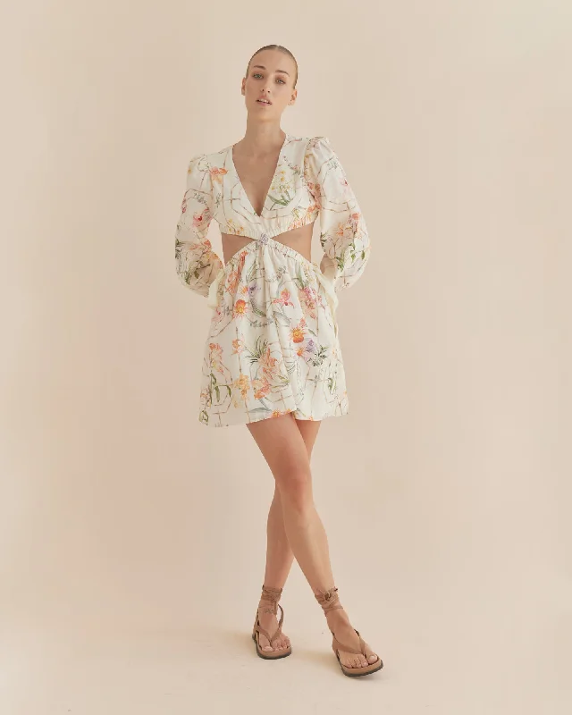 Orangerie Long Sleeve Mini Dress Classic Black Mini Dress