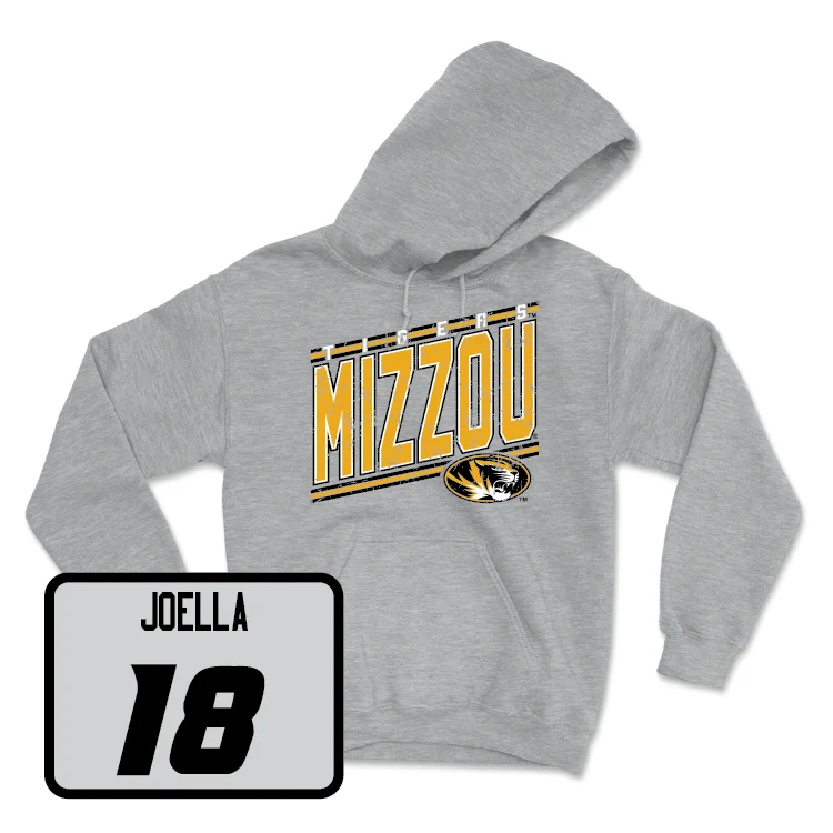 Sport Grey Women's Soccer Vintage Hoodie - Hannah Joella Hoodie with Pattern Geometric Abstract Sport Grey Women's Soccer Vintage Hoodie - Hannah Joella Hoodie with Pattern Geometric Abstract