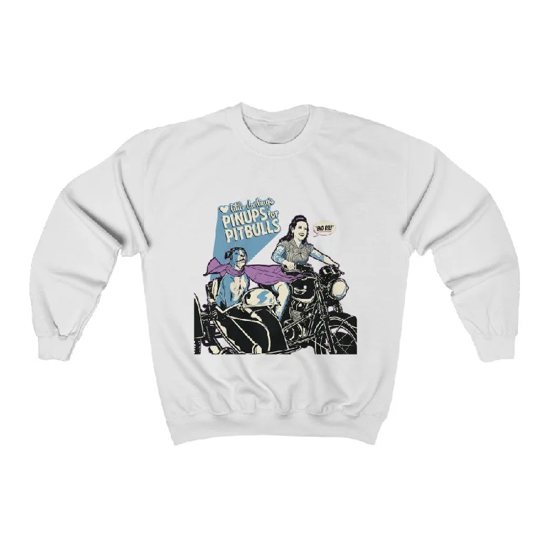 Unisex | End BSL Motorcycle Sidecar | Crewneck Sweatshirt Hoodie with Stripes Bold Sporty Unisex | End BSL Motorcycle Sidecar | Crewneck Sweatshirt Hoodie with Stripes Bold Sporty