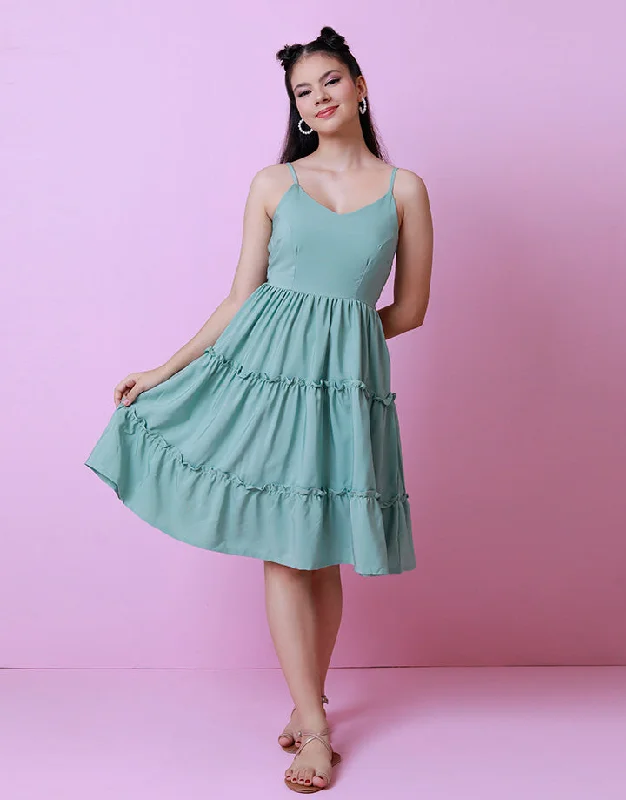 Strappy Tiered Dress Tunics Versatile all-occasion
