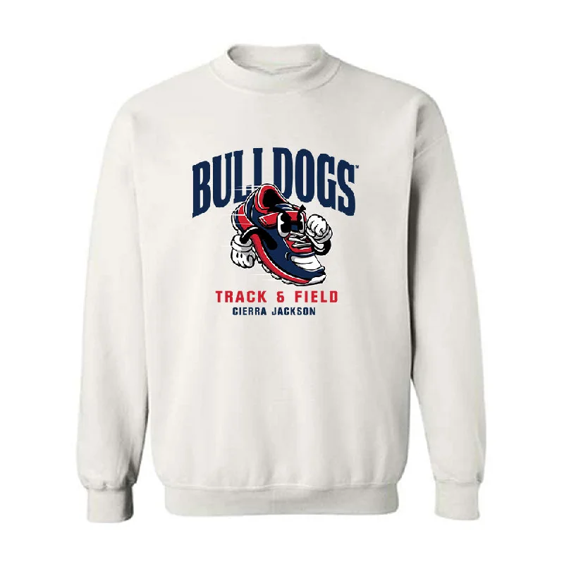 Fresno State - NCAA Women's Track & Field : Cierra Jackson - Fashion Shersey Crewneck Sweatshirt Hoodie with Hood Adjustable Protection Fresno State - NCAA Women's Track & Field : Cierra Jackson - Fashion Shersey Crewneck Sweatshirt Hoodie with Hood Adjustable Protection