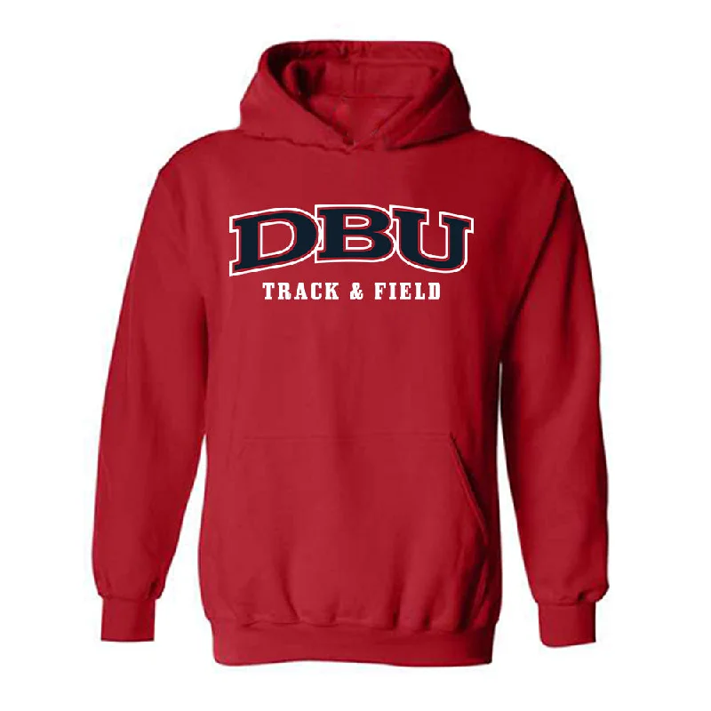 Dallas Baptist - NCAA Women's Track & Field : Talitha Brown - Hooded Sweatshirt Hoodie with Drawcord Adjustable Secure Dallas Baptist - NCAA Women's Track & Field : Talitha Brown - Hooded Sweatshirt Hoodie with Drawcord Adjustable Secure
