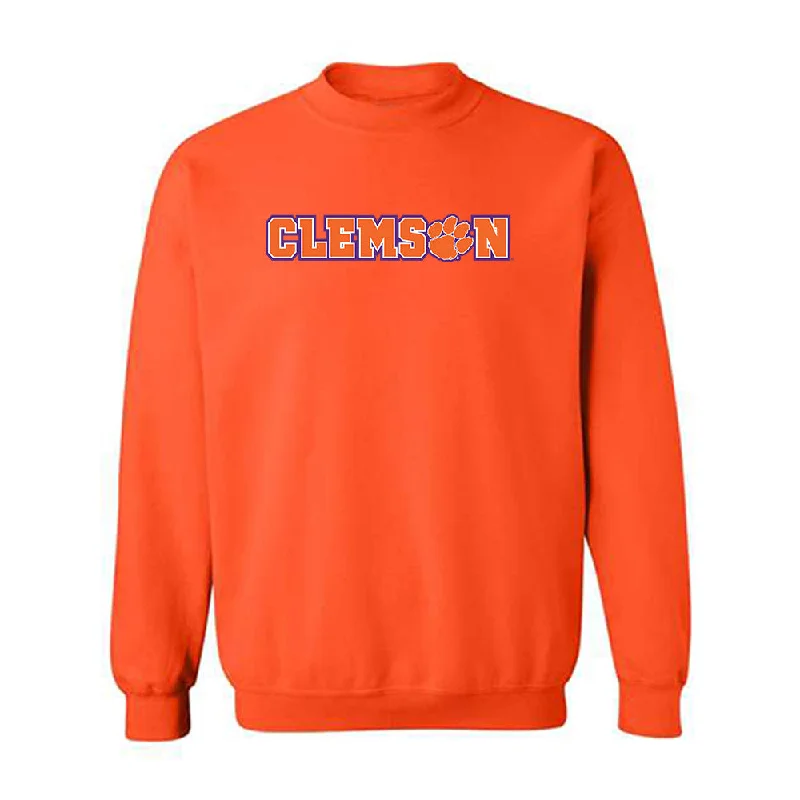 Clemson - NCAA Women's Track & Field : Gladys Chepngetich - Classic Shersey Crewneck Sweatshirt Hoodie with Cuffed Sleeves Snug Secure Clemson - NCAA Women's Track & Field : Gladys Chepngetich - Classic Shersey Crewneck Sweatshirt Hoodie with Cuffed Sleeves Snug Secure