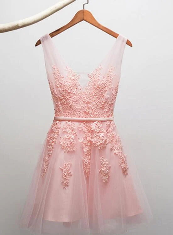 Cute Tulle and Lace Applique Homecoming Dresses, Lovely Party Dress, Cute Formal Dress Tunics Sophisticated sleek Cute Tulle and Lace Applique Homecoming Dresses, Lovely Party Dress, Cute Formal Dress Tunics Sophisticated sleek