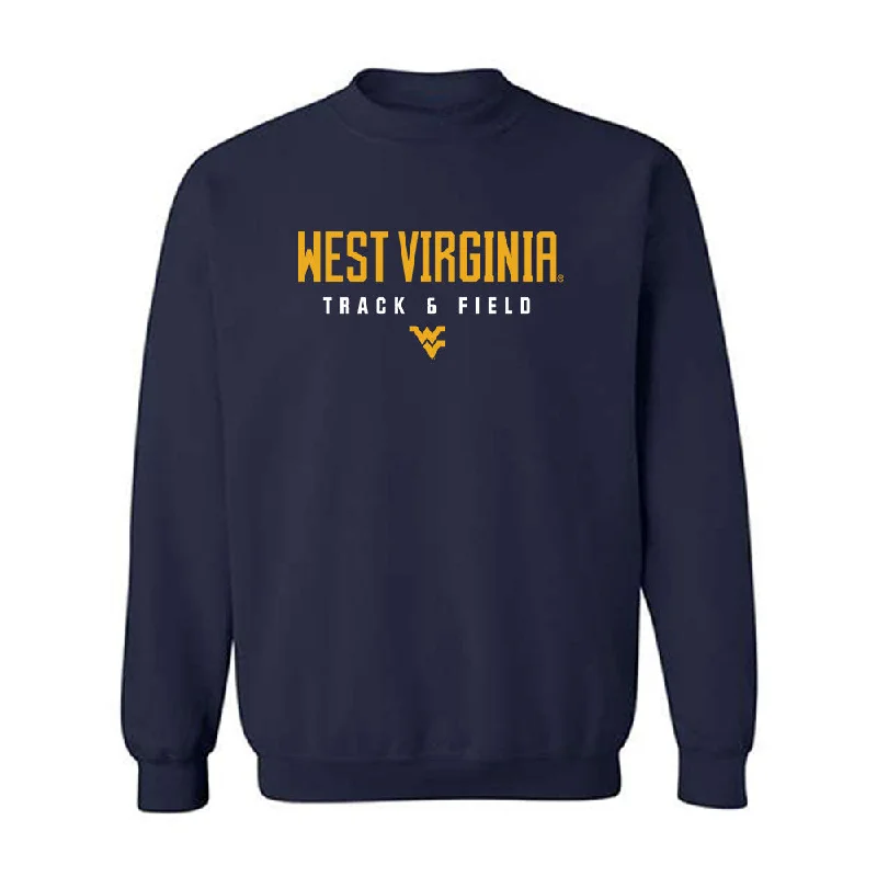 West Virginia - NCAA Women's Track & Field : Cate Pickering - Classic Shersey Crewneck Sweatshirt Hoodie with Sequins Glamorous Eye-catching West Virginia - NCAA Women's Track & Field : Cate Pickering - Classic Shersey Crewneck Sweatshirt Hoodie with Sequins Glamorous Eye-catching