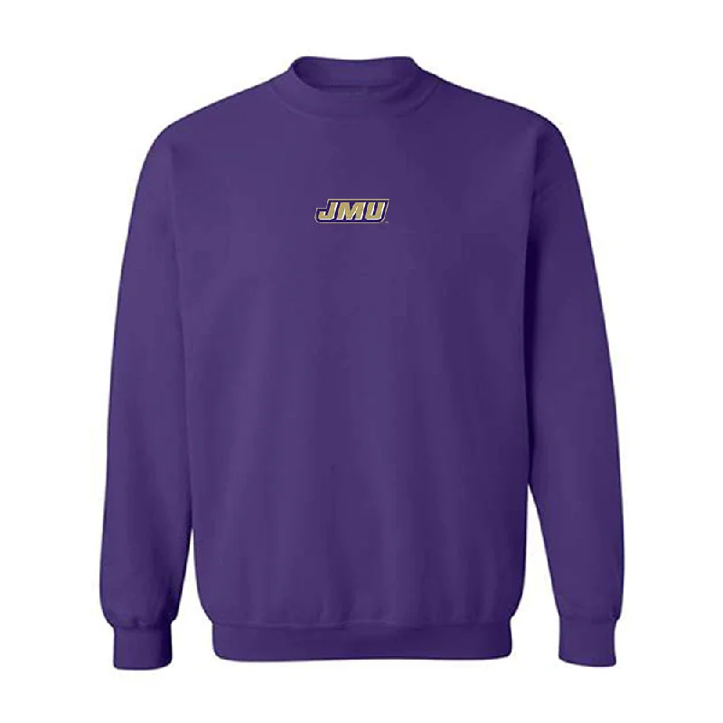JMU - NCAA Women's Track & Field : Erica Moolman - Classic Shersey Crewneck Sweatshirt Hoodie with Exposed Zipper Edgy Industrial JMU - NCAA Women's Track & Field : Erica Moolman - Classic Shersey Crewneck Sweatshirt Hoodie with Exposed Zipper Edgy Industrial