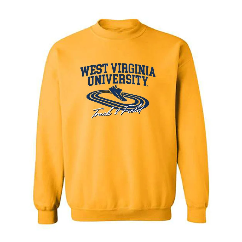 West Virginia - NCAA Women's Track & Field : Cate Pickering - Generic Sports Shersey Crewneck Sweatshirt Hoodie with Mesh Breathable Sporty West Virginia - NCAA Women's Track & Field : Cate Pickering - Generic Sports Shersey Crewneck Sweatshirt Hoodie with Mesh Breathable Sporty