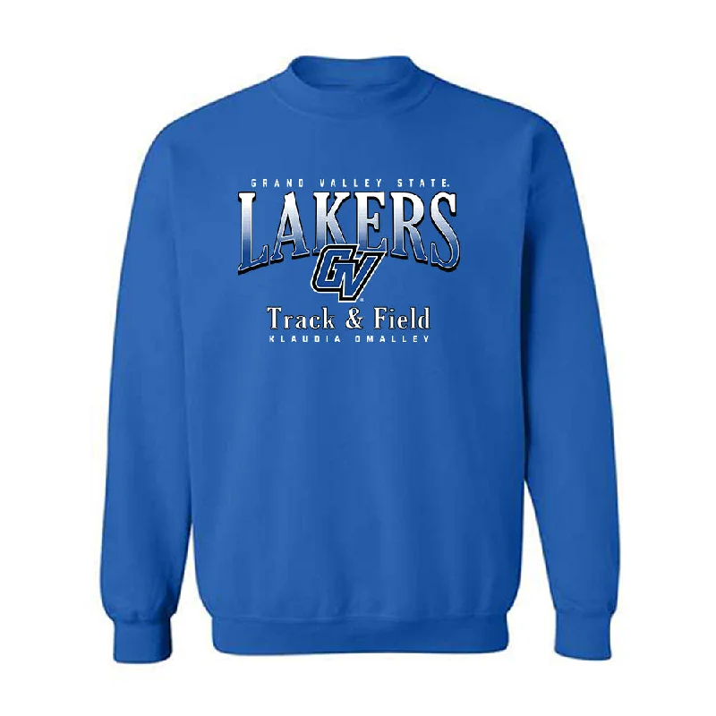 Grand Valley - NCAA Women's Track & Field : Klaudia OMalley - Classic Fashion Shersey Crewneck Sweatshirt Hoodie with Elastic Waist Stretchable Comfortable Grand Valley - NCAA Women's Track & Field : Klaudia OMalley - Classic Fashion Shersey Crewneck Sweatshirt Hoodie with Elastic Waist Stretchable Comfortable