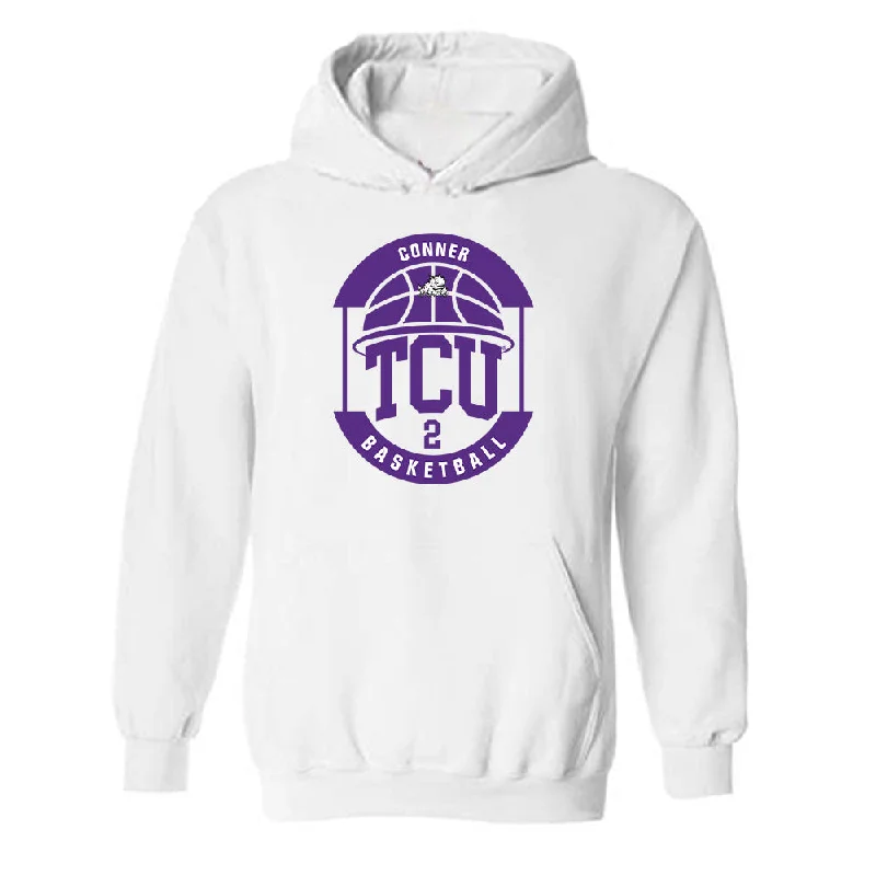 TCU - NCAA Women's Basketball : Madison Conner - Classic Fashion Shersey Hooded Sweatshirt Hoodie with Hem Elastic Stretchable Comfortable TCU - NCAA Women's Basketball : Madison Conner - Classic Fashion Shersey Hooded Sweatshirt Hoodie with Hem Elastic Stretchable Comfortable