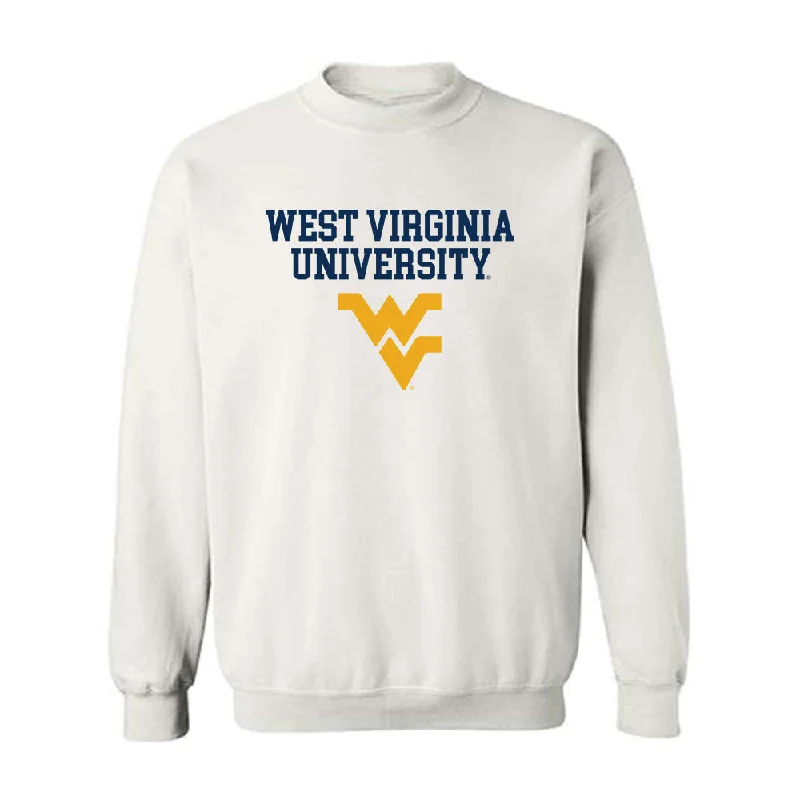 West Virginia - NCAA Women's Track & Field : Cate Pickering - Classic Shersey Crewneck Sweatshirt Hoodie with Lace Feminine Delicate West Virginia - NCAA Women's Track & Field : Cate Pickering - Classic Shersey Crewneck Sweatshirt Hoodie with Lace Feminine Delicate