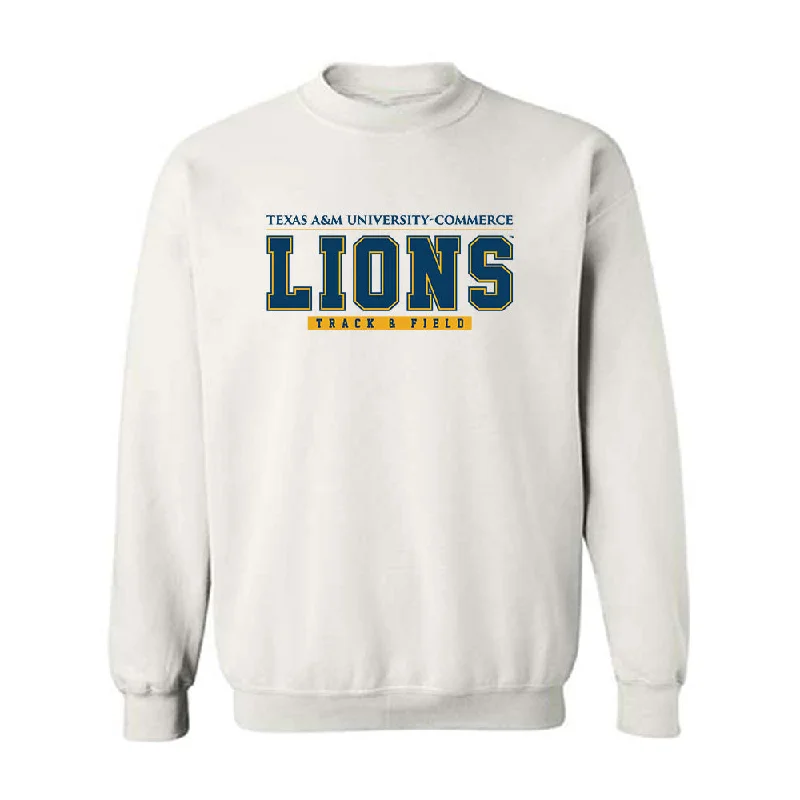 ETAMU - NCAA Women's Track & Field : Kiara Brown - Classic Shersey Crewneck Sweatshirt Hoodie with Drop Shoulder Relaxed Streetwear ETAMU - NCAA Women's Track & Field : Kiara Brown - Classic Shersey Crewneck Sweatshirt Hoodie with Drop Shoulder Relaxed Streetwear
