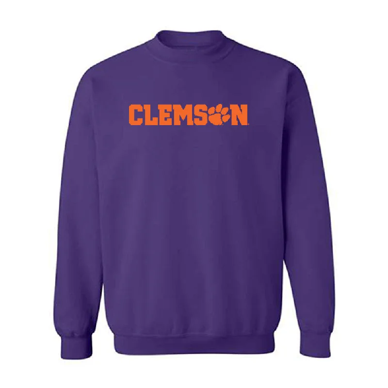 Clemson - NCAA Women's Track & Field : Gladys Chepngetich - Classic Shersey Crewneck Sweatshirt Hoodie with Turtle Neck Cozy Winter Clemson - NCAA Women's Track & Field : Gladys Chepngetich - Classic Shersey Crewneck Sweatshirt Hoodie with Turtle Neck Cozy Winter