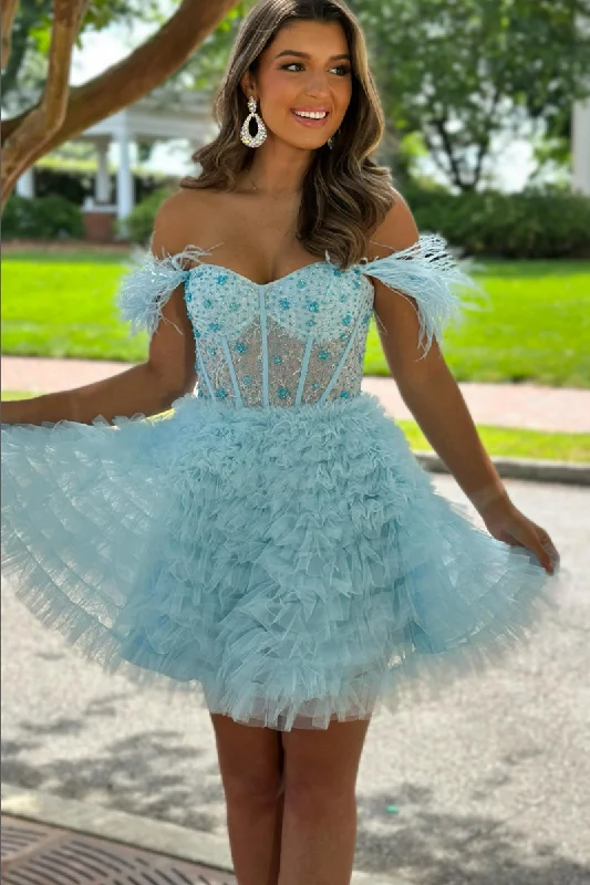 A line Sweetheart Tulle Ruffles Cute Short Homeocming Dress QH2467 Tunics Luxurious premium A line Sweetheart Tulle Ruffles Cute Short Homeocming Dress QH2467 Tunics Luxurious premium