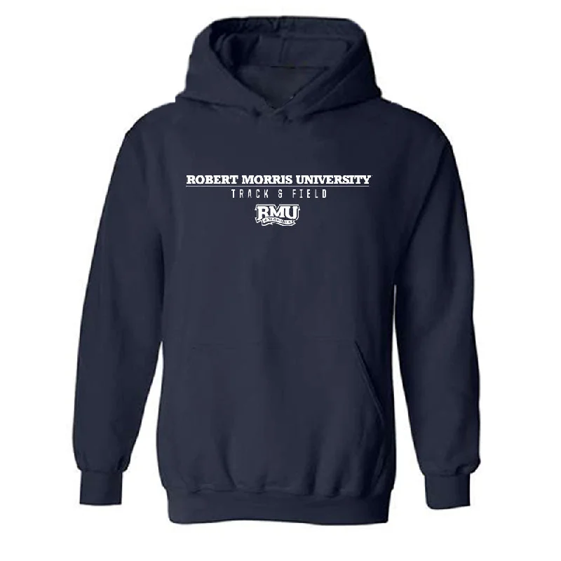 Robert Morris - NCAA Women's Track & Field : Hannah McDanel - Classic Shersey Hooded Sweatshirt Hoodie with Thumb Holes Functional Cozy Robert Morris - NCAA Women's Track & Field : Hannah McDanel - Classic Shersey Hooded Sweatshirt Hoodie with Thumb Holes Functional Cozy