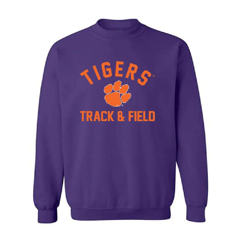 Clemson - NCAA Women's Track & Field : Gladys Chepngetich - Classic Shersey Crewneck Sweatshirt Hoodie with Patch Decorative Personalized Clemson - NCAA Women's Track & Field : Gladys Chepngetich - Classic Shersey Crewneck Sweatshirt Hoodie with Patch Decorative Personalized