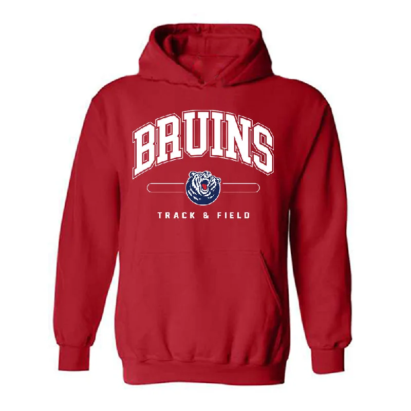 Belmont - NCAA Women's Track & Field : Anna Barr - Classic Shersey Hooded Sweatshirt Hoodie with Slim Fit Tailored Modern Belmont - NCAA Women's Track & Field : Anna Barr - Classic Shersey Hooded Sweatshirt Hoodie with Slim Fit Tailored Modern