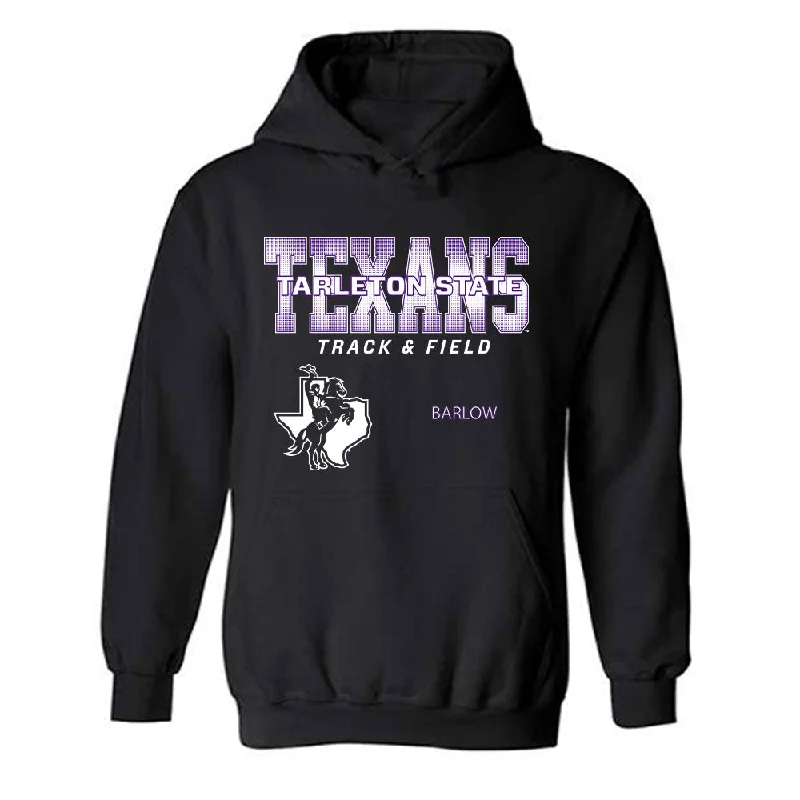 Tarleton State - NCAA Women's Track & Field : Nyla Barlow - Classic Fashion Shersey Hooded Sweatshirt Hoodie with Print Artistic Unique Tarleton State - NCAA Women's Track & Field : Nyla Barlow - Classic Fashion Shersey Hooded Sweatshirt Hoodie with Print Artistic Unique