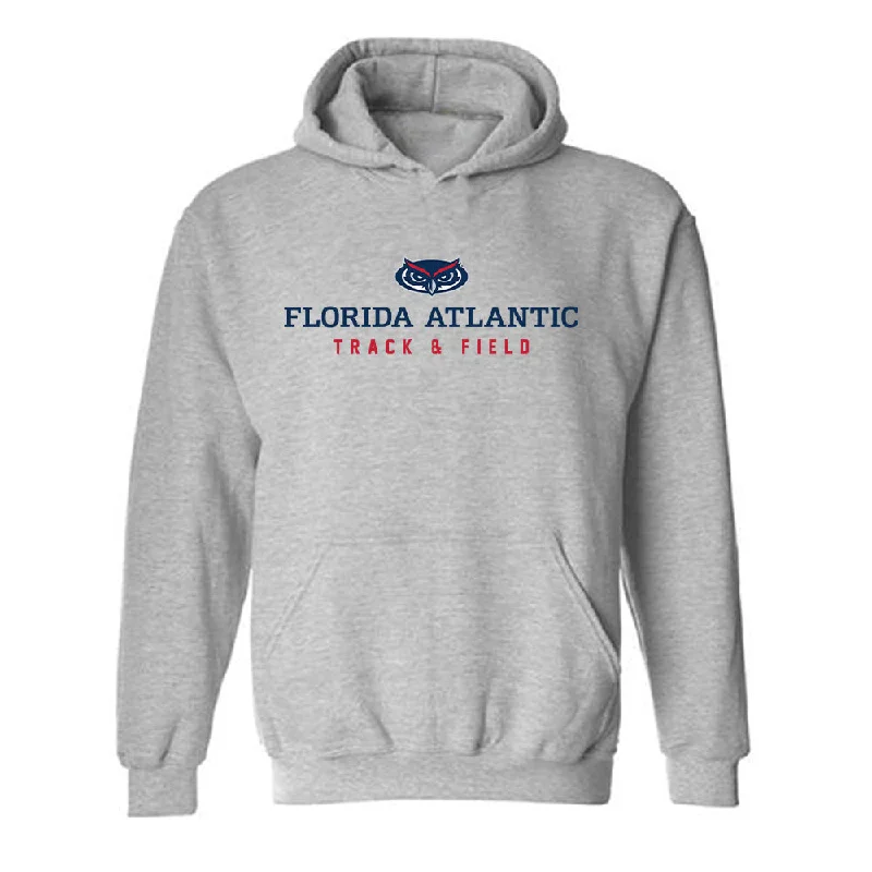 FAU - NCAA Women's Track & Field : Laura Kuhn - Classic Shersey Hooded Sweatshirt Hoodie with Set-In Sleeves Structured Classic FAU - NCAA Women's Track & Field : Laura Kuhn - Classic Shersey Hooded Sweatshirt Hoodie with Set-In Sleeves Structured Classic