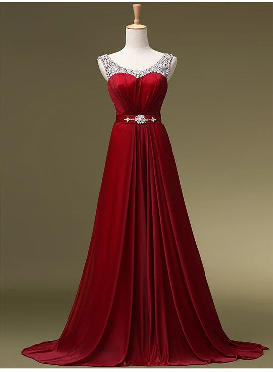 Beautiful Long Sequins Wine Red Party Dress, Charming Gowns, Prom Dress Tunics Cozy soft Beautiful Long Sequins Wine Red Party Dress, Charming Gowns, Prom Dress Tunics Cozy soft