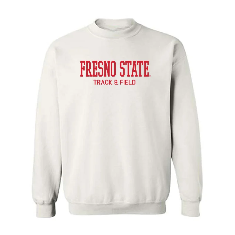 Fresno State - NCAA Women's Track & Field : Cierra Jackson - Generic Shersey Crewneck Sweatshirt Hoodie with Pocket Utility Practical Fresno State - NCAA Women's Track & Field : Cierra Jackson - Generic Shersey Crewneck Sweatshirt Hoodie with Pocket Utility Practical