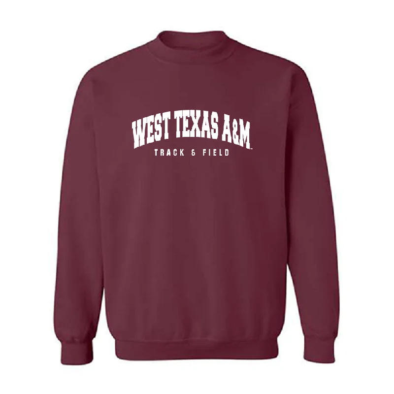 WTAMU - NCAA Women's Track & Field : Asana Hamidu - Crewneck Sweatshirt Hoodie with Velcro Closure Adjustable Secure WTAMU - NCAA Women's Track & Field : Asana Hamidu - Crewneck Sweatshirt Hoodie with Velcro Closure Adjustable Secure