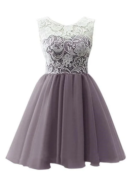 Cute Tulle and Lace Homecoming Dresses, Lovely Short Party Dresses, Formal Dress Tunics Short Trendy Cute Tulle and Lace Homecoming Dresses, Lovely Short Party Dresses, Formal Dress Tunics Short Trendy