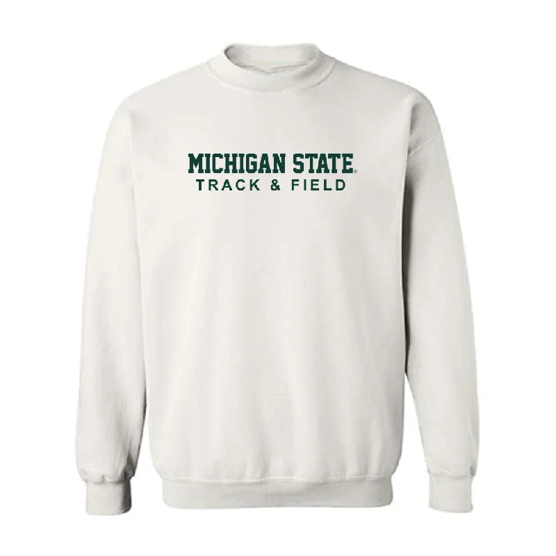 Michigan State - NCAA Women's Track & Field : Kelis Young-Hunter - Classic Shersey Crewneck Sweatshirt Hoodie with Neon Bright Vibrant Michigan State - NCAA Women's Track & Field : Kelis Young-Hunter - Classic Shersey Crewneck Sweatshirt Hoodie with Neon Bright Vibrant
