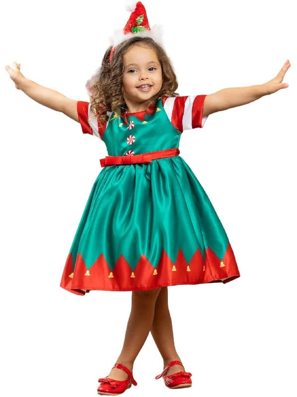 Cutest Elf On A Shelf Holiday Party Dress Turtleneck Neckline Stylish