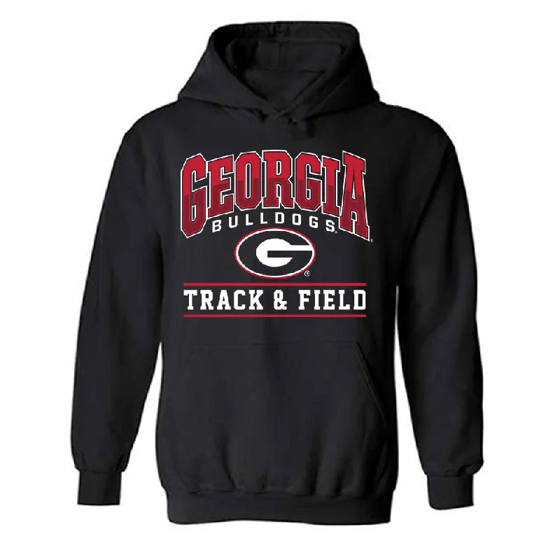 Georgia - NCAA Women's Track & Field : T'oni Birden - Classic Shersey Hooded Sweatshirt Hoodie with Toggle Buttons Decorative Unique Georgia - NCAA Women's Track & Field : T'oni Birden - Classic Shersey Hooded Sweatshirt Hoodie with Toggle Buttons Decorative Unique