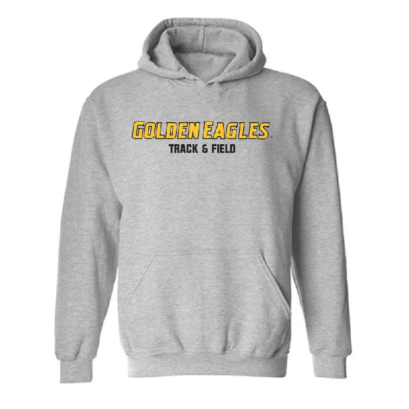 Southern Miss - NCAA Women's Track & Field : Sidney Allen - Hooded Sweatshirt Hoodie with Hem Applique Textured Unique Southern Miss - NCAA Women's Track & Field : Sidney Allen - Hooded Sweatshirt Hoodie with Hem Applique Textured Unique