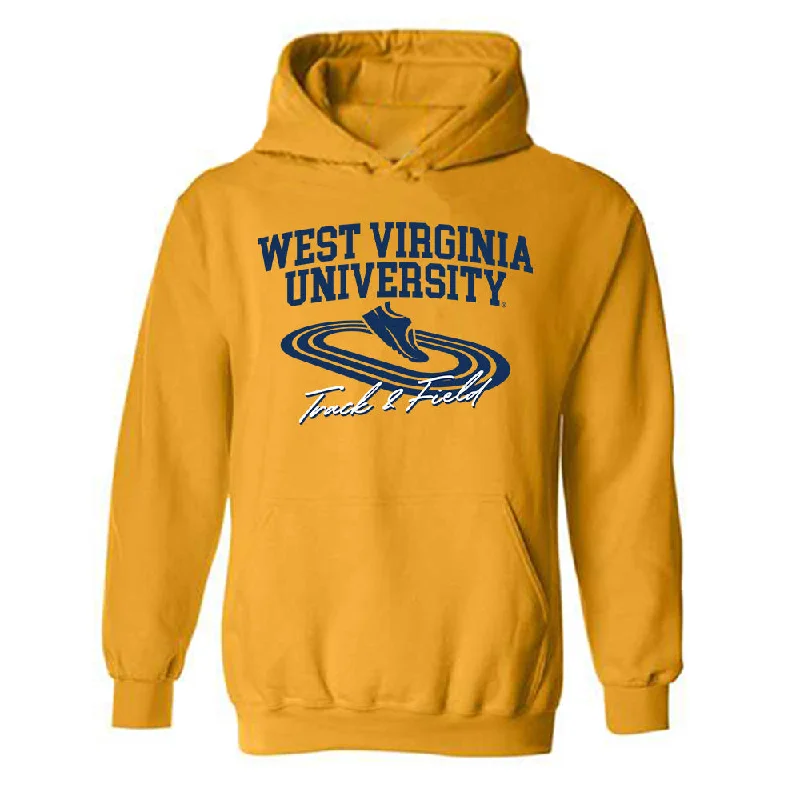 West Virginia - NCAA Women's Track & Field : Cate Pickering - Generic Sports Shersey Hooded Sweatshirt Hoodie with Rhinestones Sparkly Elegant West Virginia - NCAA Women's Track & Field : Cate Pickering - Generic Sports Shersey Hooded Sweatshirt Hoodie with Rhinestones Sparkly Elegant