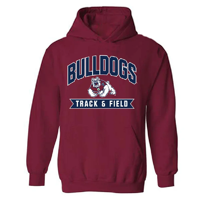 Fresno State - NCAA Women's Track & Field : Cierra Jackson - Classic Shersey Hooded Sweatshirt Hoodie Jacket Zipper Layering Fresno State - NCAA Women's Track & Field : Cierra Jackson - Classic Shersey Hooded Sweatshirt Hoodie Jacket Zipper Layering