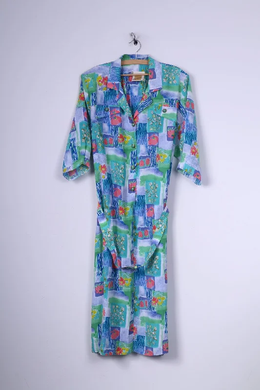 Exclusive By Aretex Womens 50 2XL Long Dress Short Sleeve Flowe Print Short Sleeve Tunics Seasonal trendy Exclusive By Aretex Womens 50 2XL Long Dress Short Sleeve Flowe Print Short Sleeve Tunics Seasonal trendy