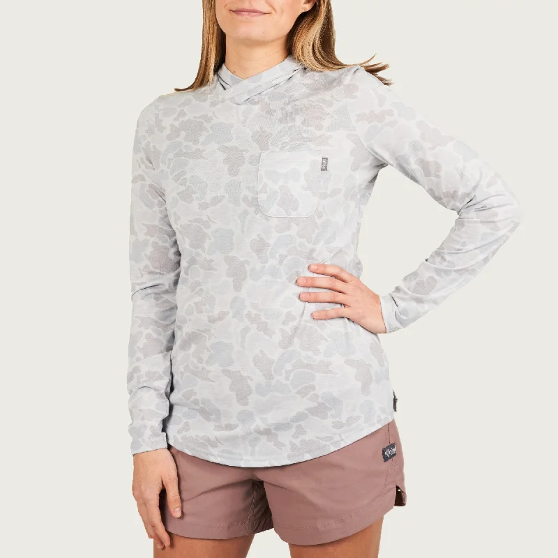 Women's Buxton Tech Hoodie Hoodie with Applique Textured Unique
