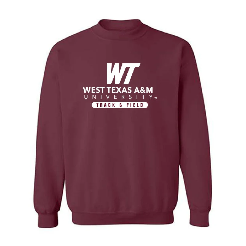 WTAMU - NCAA Women's Track & Field : Asana Hamidu - Crewneck Sweatshirt Hoodie with Magnetic Closure Innovative Modern WTAMU - NCAA Women's Track & Field : Asana Hamidu - Crewneck Sweatshirt Hoodie with Magnetic Closure Innovative Modern