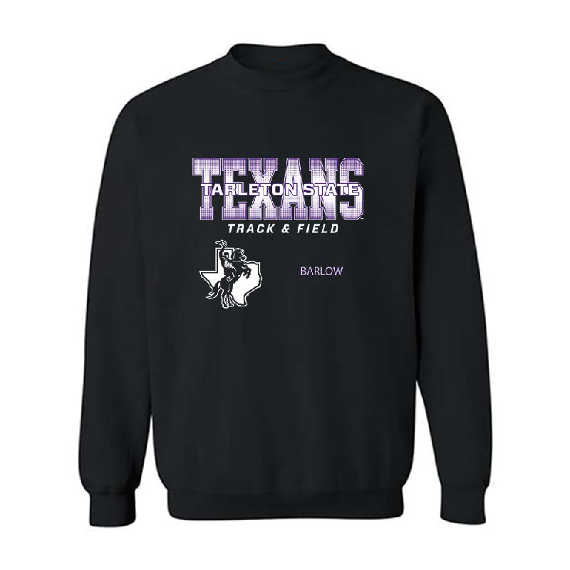 Tarleton State - NCAA Women's Track & Field : Nyla Barlow - Classic Fashion Shersey Crewneck Sweatshirt Hoodie with Reflective Safety Nightwear Tarleton State - NCAA Women's Track & Field : Nyla Barlow - Classic Fashion Shersey Crewneck Sweatshirt Hoodie with Reflective Safety Nightwear