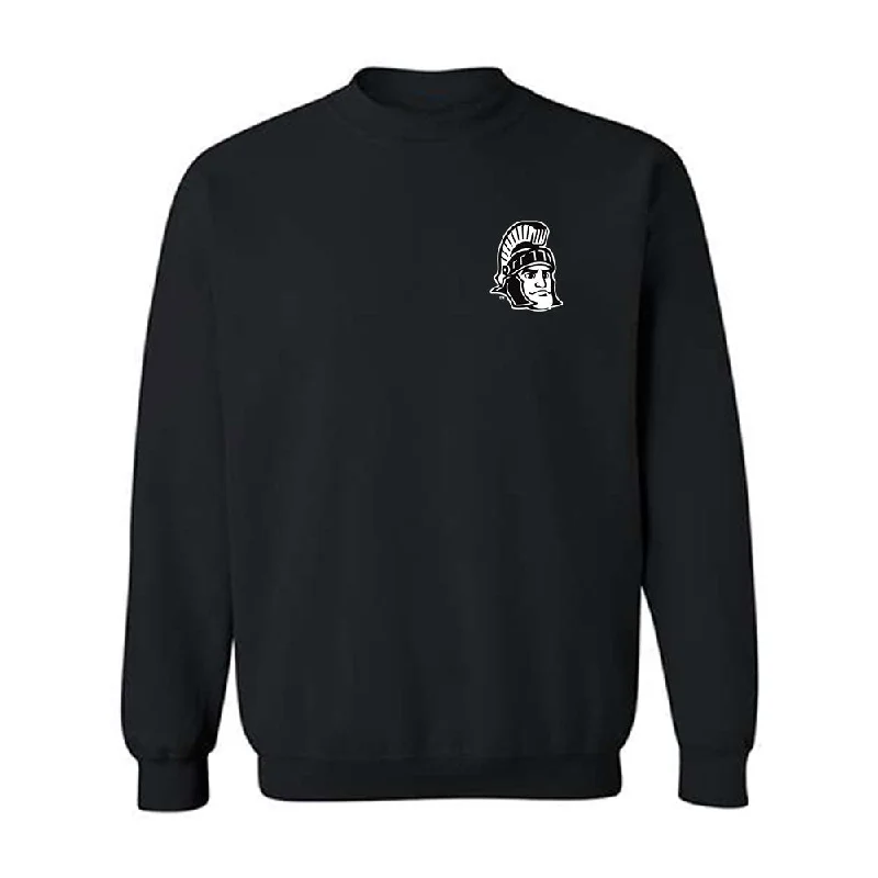 Michigan State - NCAA Women's Track & Field : Kelis Young-Hunter - Crewneck Sweatshirt Hoodie with Raw Hem Edgy Unfinished Michigan State - NCAA Women's Track & Field : Kelis Young-Hunter - Crewneck Sweatshirt Hoodie with Raw Hem Edgy Unfinished