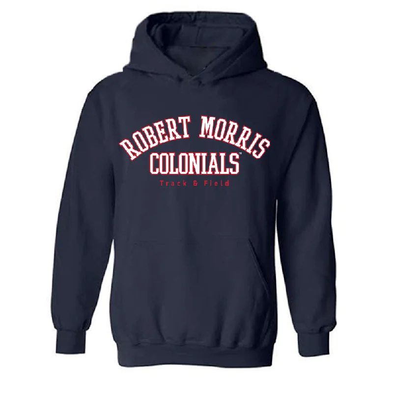 Robert Morris - NCAA Women's Track & Field : Hannah McDanel - Classic Fashion Shersey Hooded Sweatshirt Hoodie with Print Artistic Unique Robert Morris - NCAA Women's Track & Field : Hannah McDanel - Classic Fashion Shersey Hooded Sweatshirt Hoodie with Print Artistic Unique