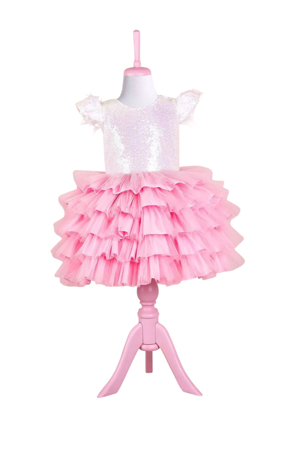 Pamela Pink Party Dress Tunics Practical durable
