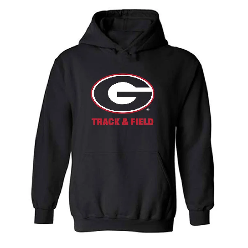 Georgia - NCAA Women's Track & Field : T'oni Birden - Classic Shersey Hooded Sweatshirt Hoodie with Front Slit Layering Stylish Georgia - NCAA Women's Track & Field : T'oni Birden - Classic Shersey Hooded Sweatshirt Hoodie with Front Slit Layering Stylish