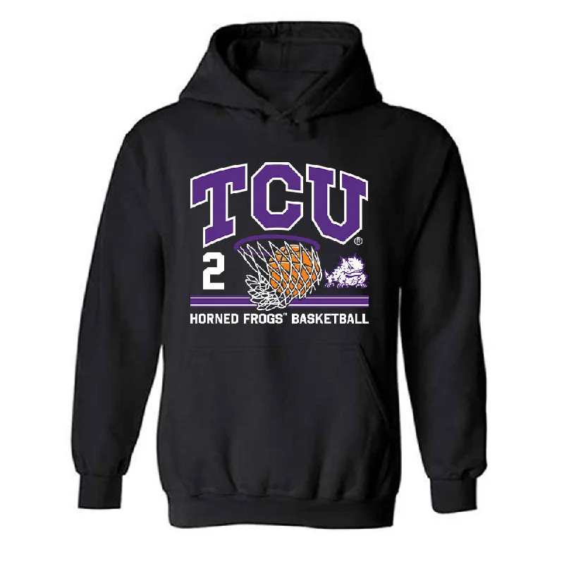 TCU - NCAA Women's Basketball : Madison Conner - Sports Shersey Hooded Sweatshirt Hoodie with Hem Fringe Bohemian Relaxed TCU - NCAA Women's Basketball : Madison Conner - Sports Shersey Hooded Sweatshirt Hoodie with Hem Fringe Bohemian Relaxed